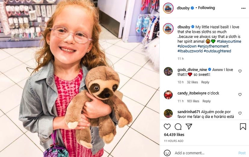 OutDaughtered Quint Hazel Busby Finds Her Spirit Animal