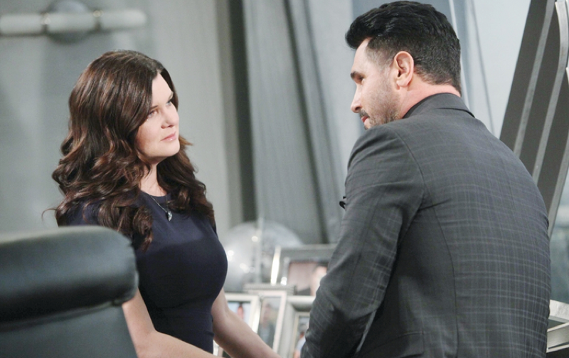 The Bold And The Beautiful: Bill Spencer (Don Diamont) and Katie Logan (Heather Tom)