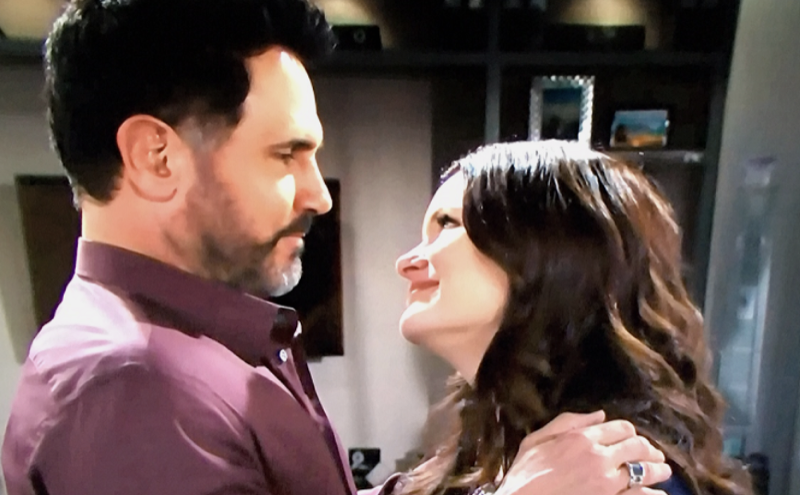 The Bold And The Beautiful: Bill Spencer (Don Diamont) and Katie Logan (Heather Tom)
