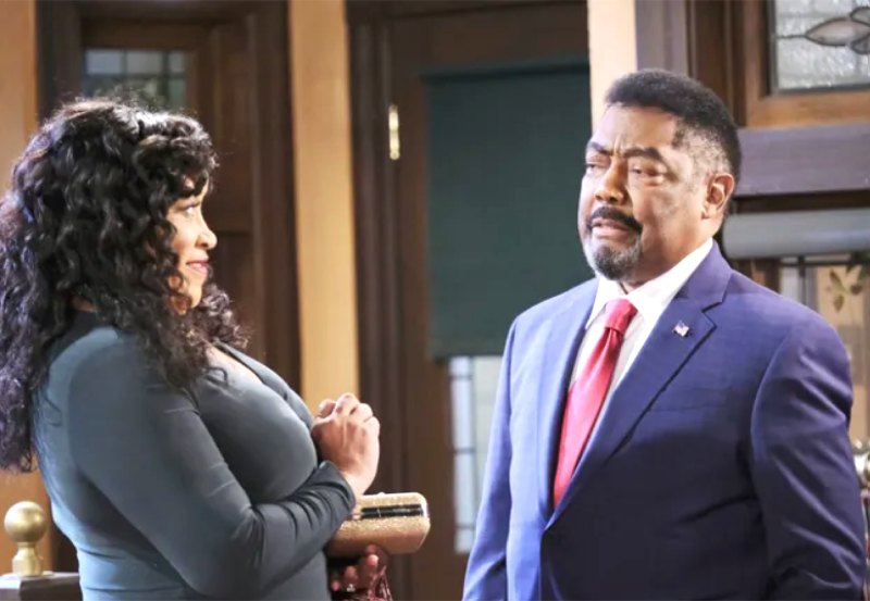 Days Of Our Lives: Abe Carver's (James Reynolds ) and Paulina Price's (Jackee Harry)