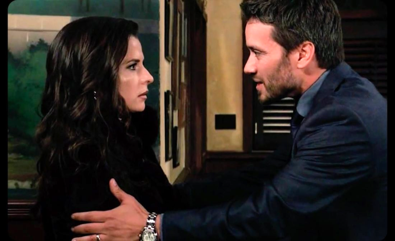 General Hospital: Sam McCall (Kelly Monaco) and Dante Falconeri (Dominic Zamprogna)