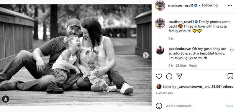 Sister Wives Star Maddie Brown Brush Shares New Family Photos