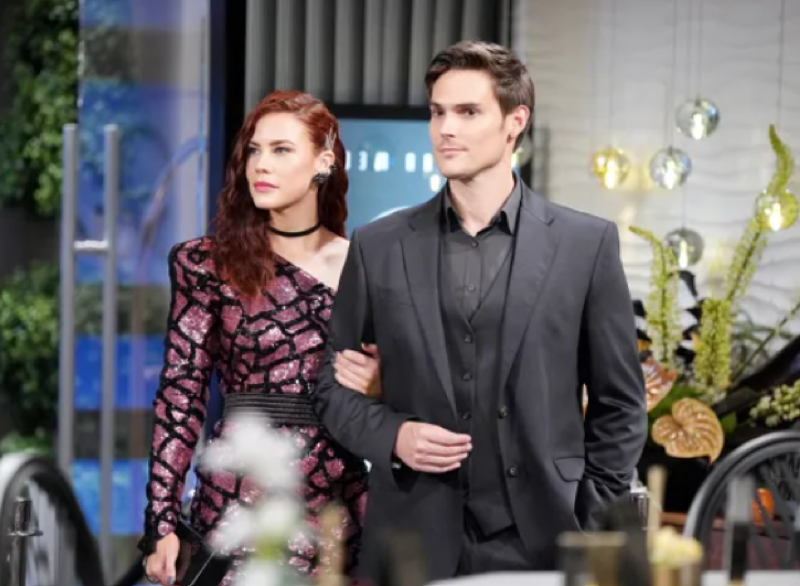 The Young And The Restless: Adam Newman (Mark Grossman) and Sally Spectra (Courtney Hope)
