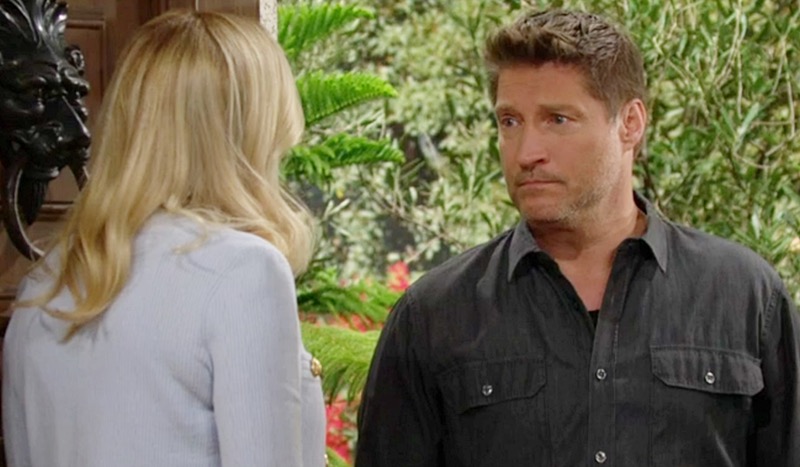 The Bold And The Beautiful: Brooke Logan Forrester (Katherine Kelly Lang) and Deacon Sharpe (Sean Kanan)