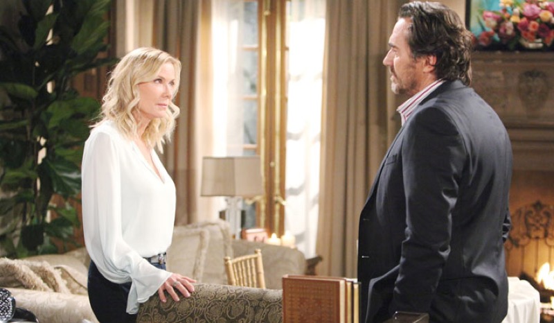 The Bold And The Beautiful: Ridge Forrester (Thorsten Kaye) and Brooke Forrester (Katherine Kelly Lang)