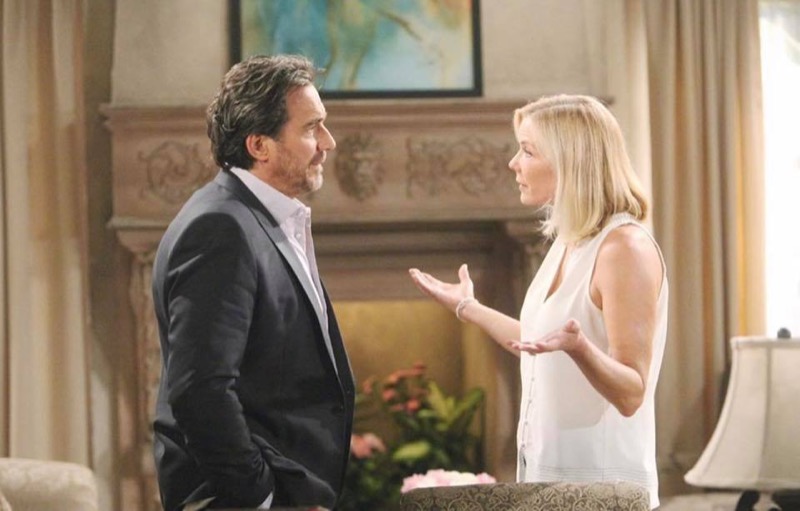 The Bold And The Beautiful: Brooke Forrester (Katherine Kelly Lang) and Ridge Forrester (Thorsten Kaye)