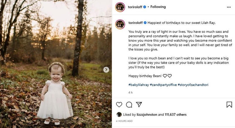 Little People Big World Spoilers Lilah Roloff Turns Two Years Old