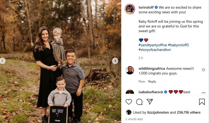 Little People Big World Spoilers Tori And Zach Roloff Expecting Baby 3