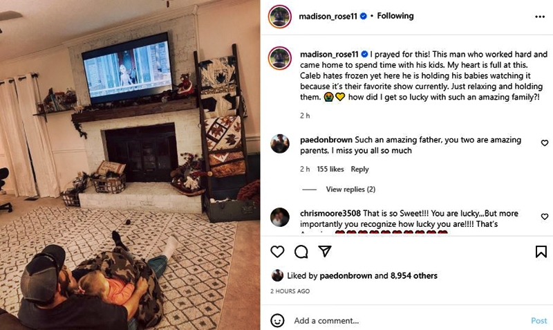 Sister Wives Star Maddie Brown Brush Shares Heart-Melting Moment