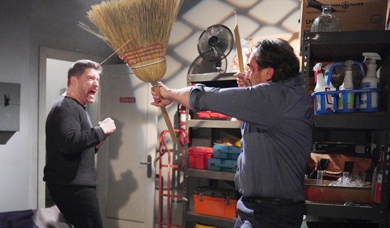 The Bold And The Beautiful: Deacon Sharpe (Sean Kanan) and Ridge Forrester (Thorsten Kaye)