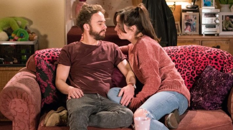 Coronation Street: David Platt (Jack P. Shepherd) and Shona Platt (Julia Goulding)