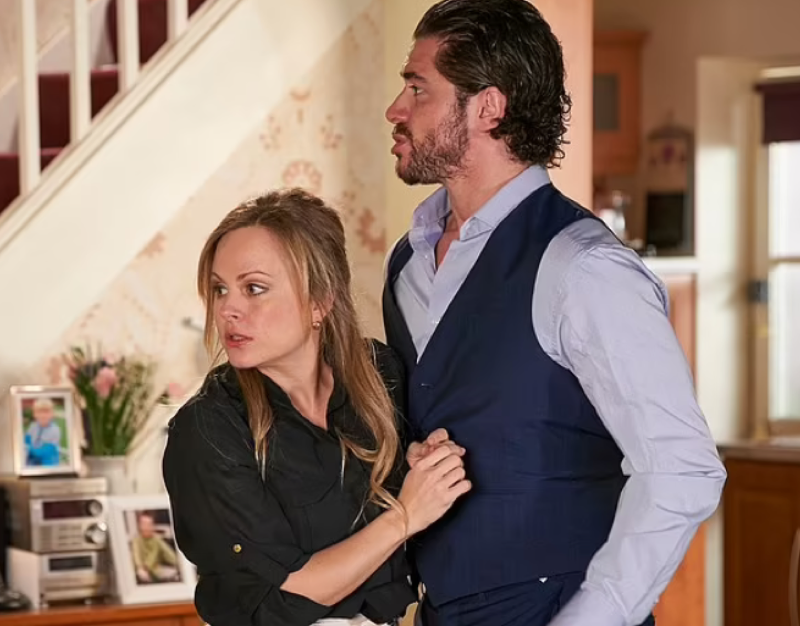 Coronation Street: Sarah Platt (Tina O’Brien) and Adam (Sam Robertson)