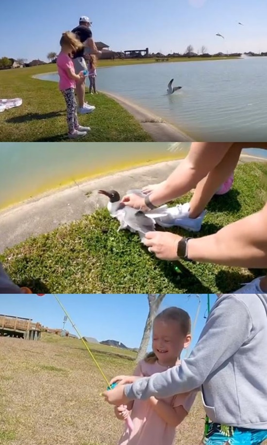 OutDaughtered Quint Catches A Bird On Fishing Expedition