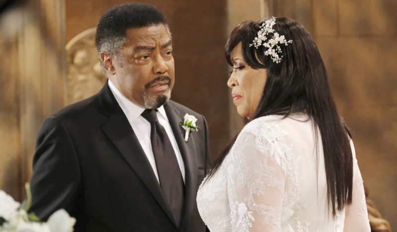 Days Of Our Lives: Abe Carver (James Reynolds) and Paulina Price (Jackee Harry)