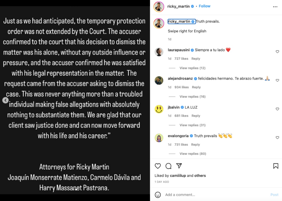 General Hospital Alum Ricky Martin Case Dismissed
