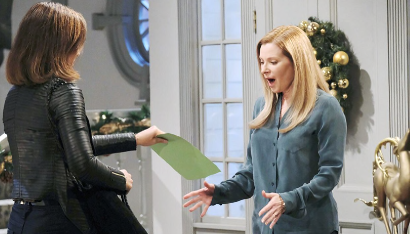 Days Of Our Lives: Jennifer Horton Deveraux (Cady McClain) and Gwen Rizczech (Emily O’Brien)