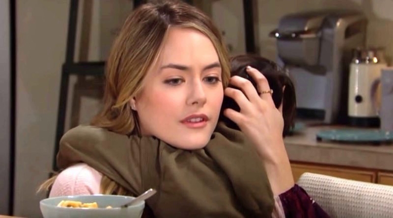 The Bold and The Beautiful: Hope Logan Spencer (Annika Noelle) and Douglas Forrester (Henry Joseph Samiri)