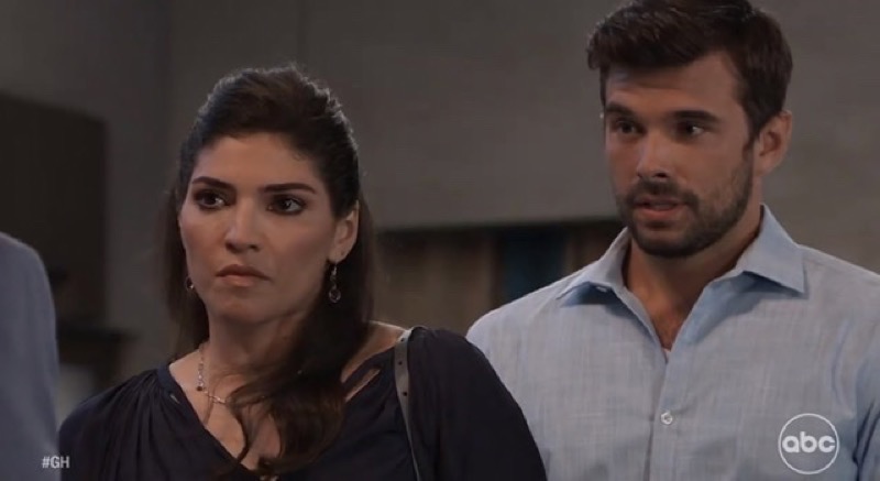 General Hospital: Brook Lynn Quartermaine (Amanda Setton) and Harrison Chase (Josh Swickard)