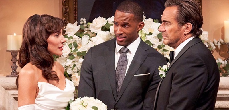 Ridge Forrester (Thorsten Kaye) and Taylor Hayes (Krista Allen)