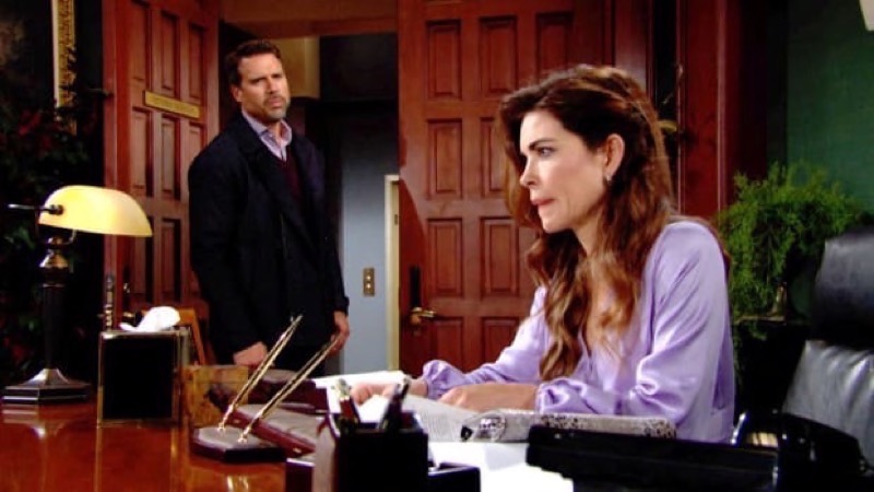 The Young And The Restless: Victoria Newman (Amelia Heinle) and Nick Newman (Joshua Morrow)