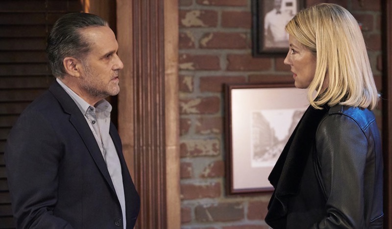 General Hospital: Sonny Corinthos (Maurice Benard) and Nina Reeves (Cynthia Watros)