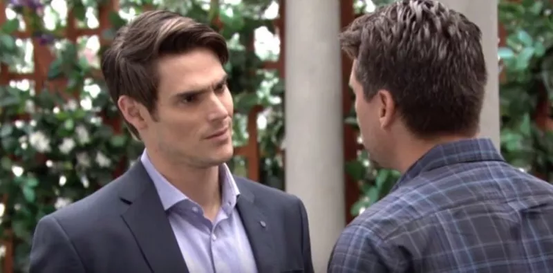 General Hospital: Adam Newman (Mark Grossman) and Nick Newman (Joshua Morrow)