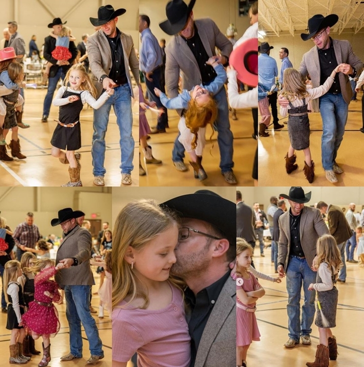 OutDaughtered Dad Adam Busby Photo Dumps Quints' Daddy Daughter Dance