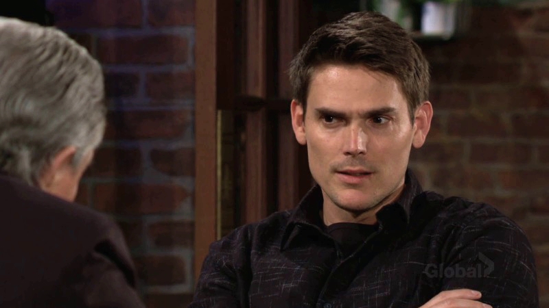 The Young And The Restless: Adam Newman (Mark Grossman) and Victor Newman (Eric Braeden)