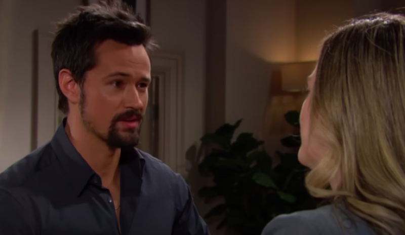 The Bold And The Beautiful: Hope Spencer (Annika Noelle) and Thomas Forrester (Matthew Atkinson)