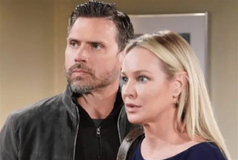 The Young And The Restless: Sharon Newman (Sharon Case) and Nick Newman (Joshua Morrow) 