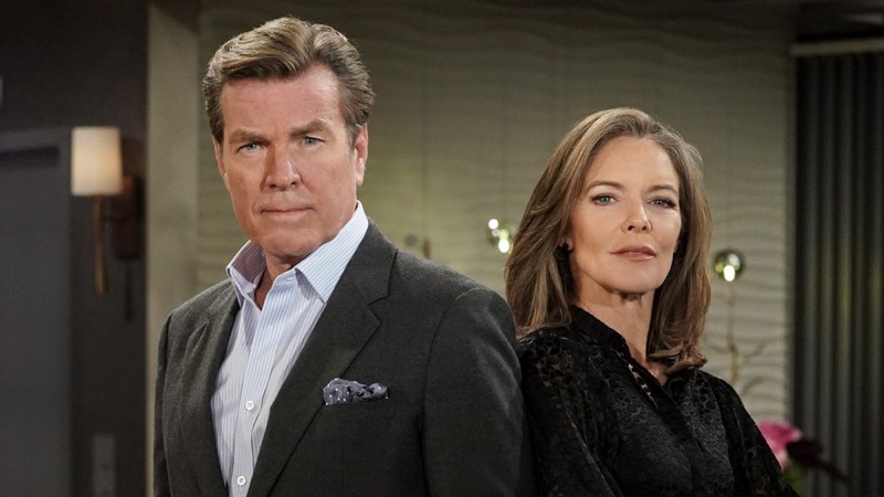 The Young and The Restless: Diane Jenkins (Susan Walters) and Jack Abbott (Peter Bergman