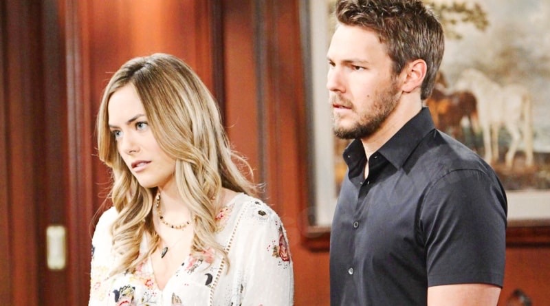 The Bold And The Beautiful: Hope Spencer (Annika Noelle) and Liam Spencer (Scott Clifton).