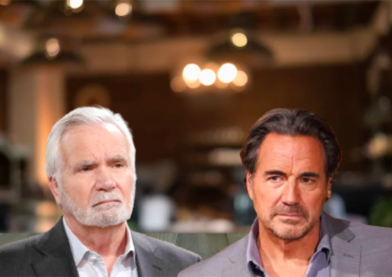 The Bold And The Beautiful: Eric Forrester (John McCook) and Ridge Forrester (Thorsten Kaye)