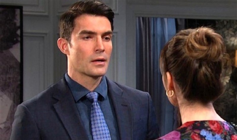 Days Of Our Lives: Gwen von Leuschner (Emily O’Brien) and Dimitri Von Leuschner (Peter Porte)
