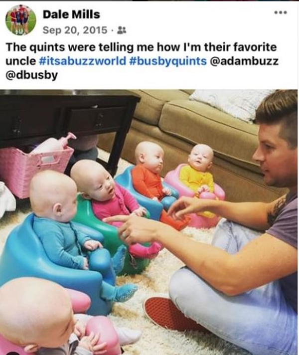 OutDaughtered Uncle Dale Shares 8-Year-Old Throwback Pic Of The Quints