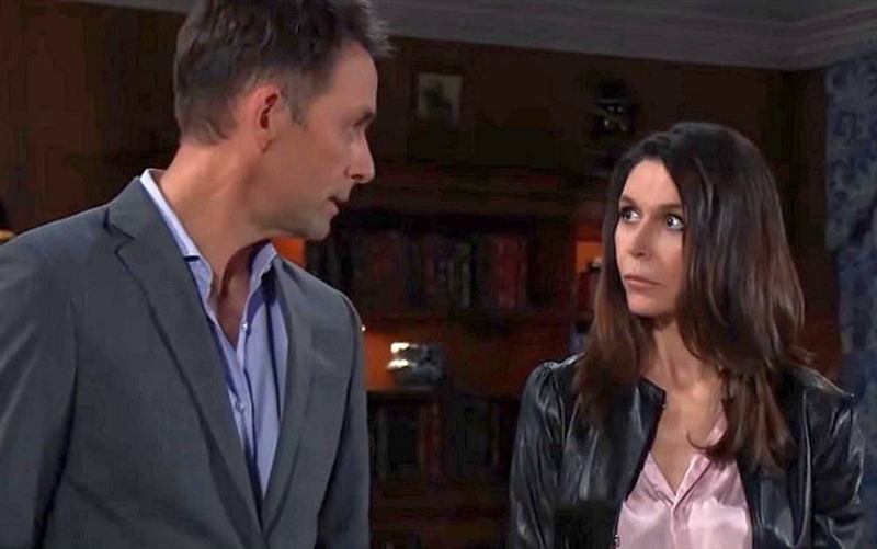 General Hospital: Valentin Cassadine (James Patrick Stuart) and Anna Devane (Finola Hughes)