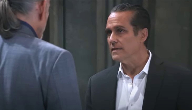 Genreal Hospital: Cyrus Renault (Jeff Kober) and Sonny Corinthos (Maurice Benard)