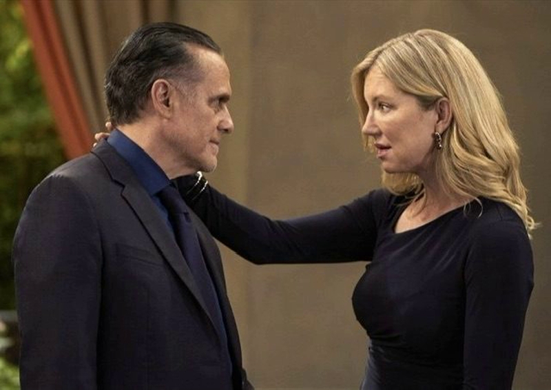 General Hospital: Sonny Corinthos (Maurice Benard) and Nina Reeves’ (Cynthia Watros)