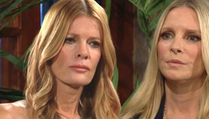 The Young And The Restless: Christine Williams (Lauralee Bell) and Phyllis Summers (Michelle Stafford)