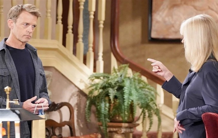 The Young And The Restless: Ashley Abbott (Eileen Davidson) and Tucker McCall (Trevor St. John)