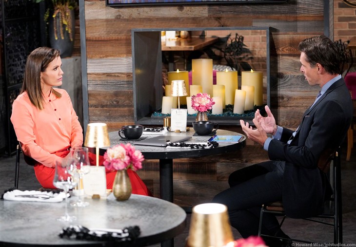 The Young And Th Restless: Chelsea Lawson (Melissa Claire Egan) and Billy Abbott (Jason Thompson)