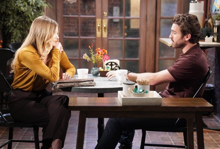 The Young And The Restless: Chance Chancellor (Conner Floyd) and Summer Newman (Allison Lanier)