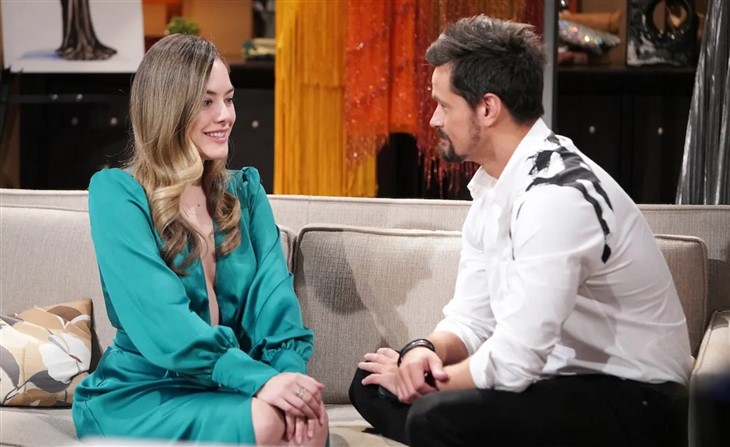 The Bold and The Beautiful: Hope Logan (Annika Noelle) and Thomas Forrester’s (Matthew Atkinson)