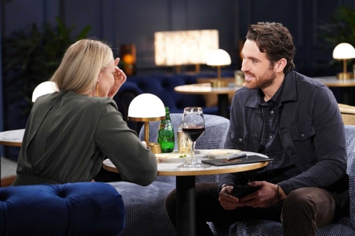 The Young And The Restless: Sharon Newman (Sharon Case) and Chance Chancellor (Conner Floyd)