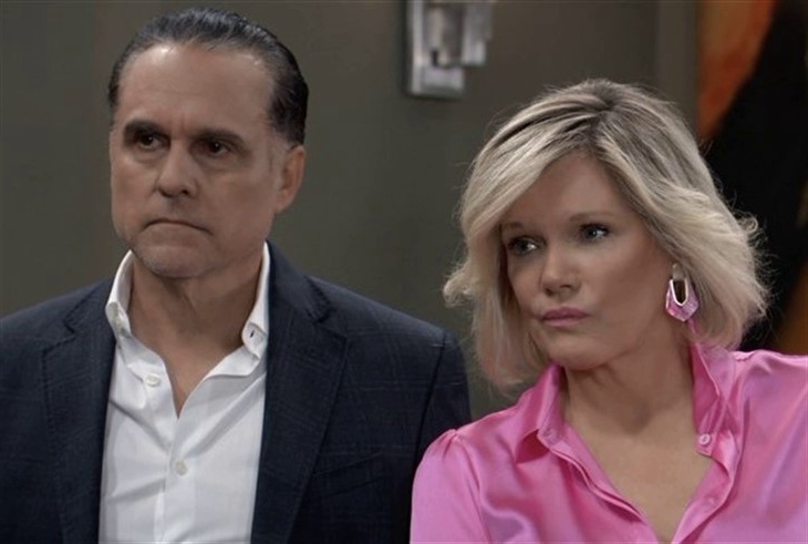 General Hospital: Sonny Corinthos (Maurice Benard) and Ava Jerome (Maura West)