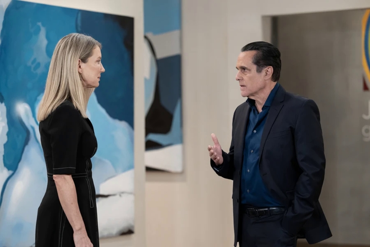 General Hospital: Sonny Corinthos (Maurice Bernard) and Nina Reeves (Cynthia Watros)