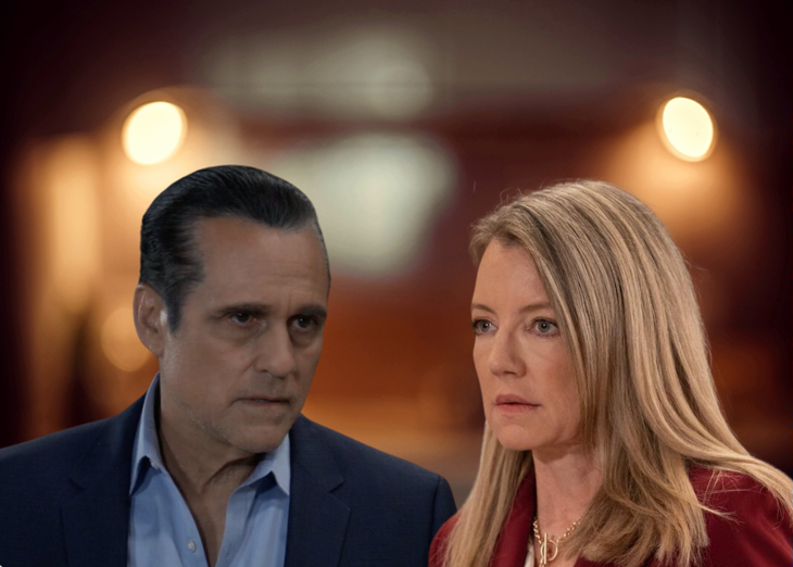 General Hospital: Sonny Corinthos (Maurice Bernard) and Nina Reeves (Cynthia Watros)