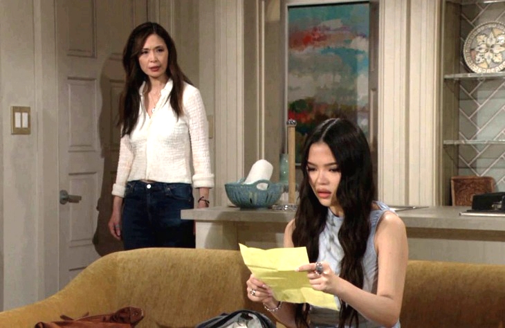 The Bold and The Beautiful: Luna Nozawa (Lisa Yamada) and Penelope “Poppy” Nozawa’s (Romy Park)