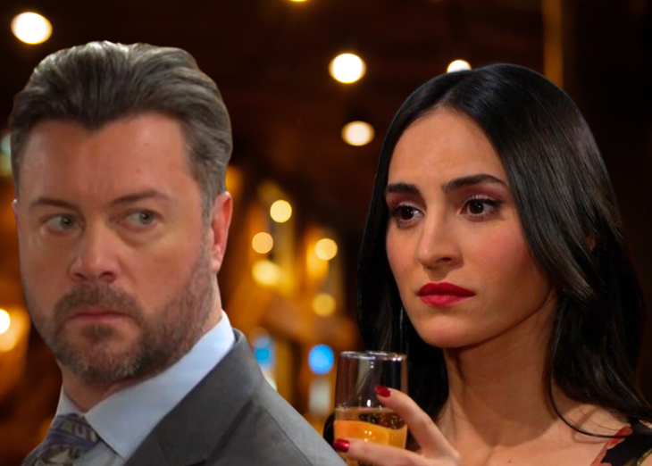 Days Of Our Lives: EJ DiMera (Dan Feuerriegel) and Gabi Hernandez DiMera (Cherie Jimenez)