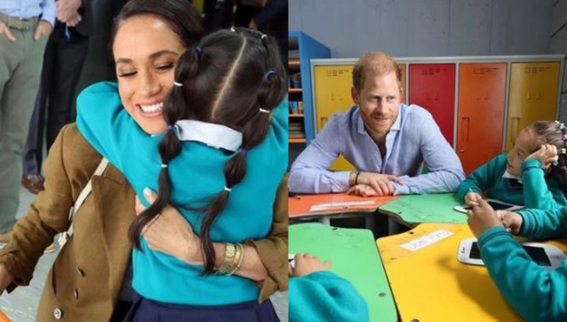 Meghan Markle and Prince Harry seem to attract children - Fans Love it - Instagram